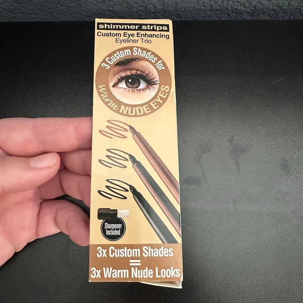 Physicians Formula Shimmer Strips Custom Eye Enhancing Eyeliner Trio, Warm Nudes